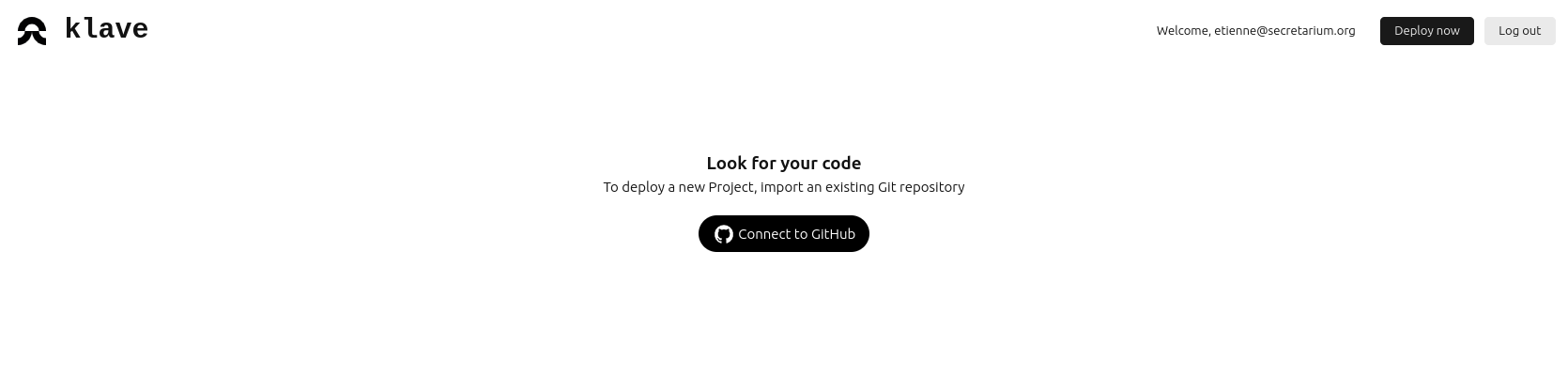 Connect to GitHub